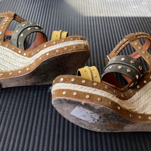 Lanvin Suede Platform Espadrilles (size 38/5) - Picture 6 of 7